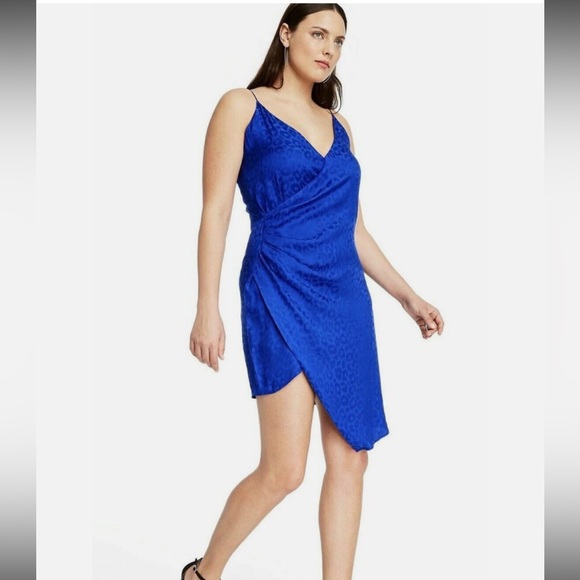 Cushnie Blue Asymmetrical Slip Dress for Cocktail - Picture 11 of 12
